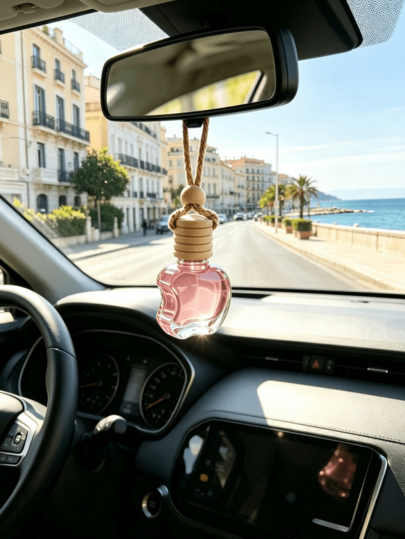 Nova Fragrância para Carro, Múltiplos Aromas, Aromatizador de Ar Pendurado em Vidro para Carro, Difusor de Aromaterapia em Formato de Maçã, Fragrância Pendurada Portátil, Adequado para Carro, Armário, Banheiro, Hotel, Biblioteca, Escritório, Decoração de Casa, Difusor de Aromaterapia