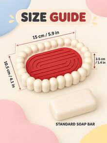 Large Soap Box With Drainage, Design, Countertop Soap Holder For Home Use - Soap Dish - View 2