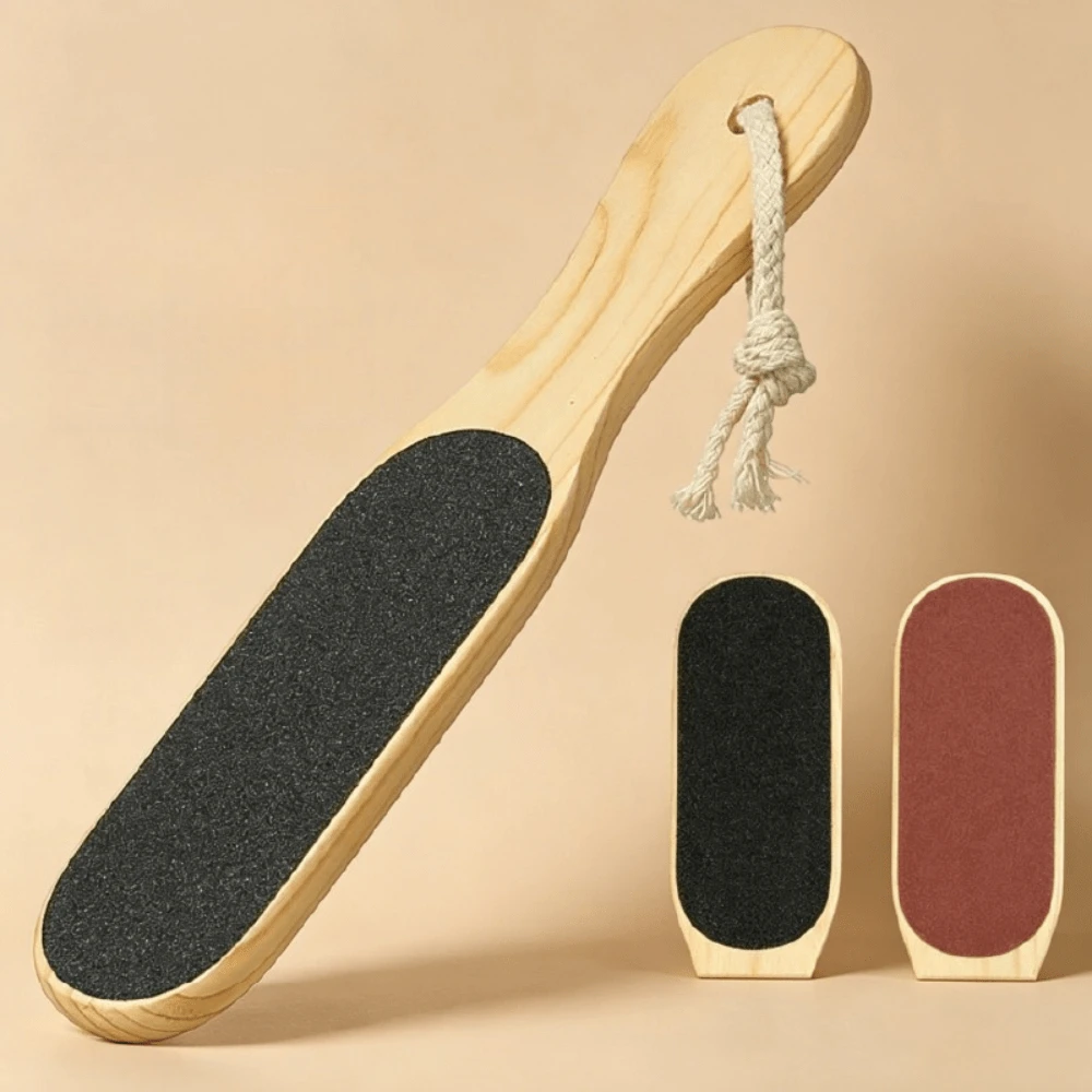 1-12pcs Professional Foot File Tool, Foot Cleaner, Foot File Pumice Stone, Used To Remove Dead Skin, Cracks And Heels, Beech Wood Foot File, Callus Remover, Foot Scrubber, Foot Care Tool, Professional Foot Care Supplies, Remove Dead Skin And Calluses, Foot Care, File Massage, Unisex - Multicolor - View 1