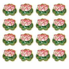 Lotus Flower Pattern Embroidered Patch, Floral Fabric Badge, Decorative Clothing Repair Patch, DIY Decoration Accessory, Suitable For Jackets, Hats, Bags, Jeans, Shirts, Backpacks, Daily Clothing Decoration Handmade Material - 1pcs - View 8