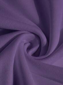 Casual Women's Cotton Blend Long Sleeve Round Neck Rib-Knit Pullover Sweatshirt, Regular Fit Fall Winter Essential - Deep Purple - View 5