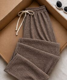 Women Sweatpants - Marron - View 3