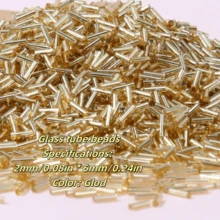 50g≈1000顆 1.7x7mm 薄玻璃管珠，多色，散珠，適用於手工DIY珠寶、配件和裝飾 - 管珠 - 查看 26