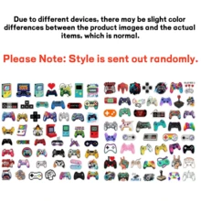 50pcs Colorful Retro Game Stickers, Pixel Art Game Controller Decals, Cool Decorative Stickers For Luggage, Skateboard, Laptop, Phone, Backpack, Craft Hobbies - Multicolor - View 10