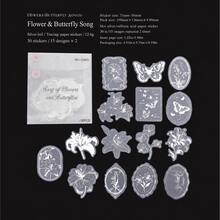 Momo Vellum Paper 3D Silver Foil Sticker Pack, Silver Box Secret Vintage Literary Journaling DIY Base Decoration - A - View 15