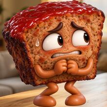 Shy Meatloaf Fridge Magnet, A Home Cooked Supper Story For Cozy Family Kitchen Gatherings For All Metal Surfaces Throughout The Home - A - View 6
