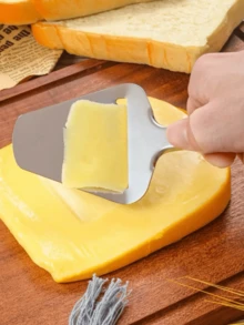 1pc, 2pcs Stainless Steel Cheese Grater, Cheese Shovel, Cheese Slicer, Pizza Cutter, Cooking Spatula, Multi-Functional Cheese Grater, Kitchen Tools, Cake Baking Spatula, Suitable For Hotel, Restaurant, Kitchen, Western Restaurant, Outdoor Picnic, Suitable For Mother's Day, Halloween, Christmas, Various Festivals - Silver - View 9