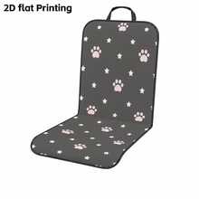 1pc Minimalist Cat Paw & Star Print Pet Car Seat Cover, Easy To Install And Clean Car Protective Mat, Anti-Pet Scratch, Suitable For Daily Commute, Road Trips, Pet Travel Essential, Fits Most Vehicles, Gift For Drivers, Christmas Car Interior Decoration, Winter Cozy Decor - Single Seat Pet Mat - View 8