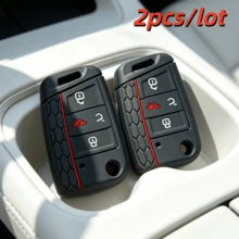 2pcs/Lot Durable Remote Car Key Case Cove For For VW Polo 2016 2017 Golf 7 MK7 For Octavia Combi A7 Case Blank Smart Key Shell Protector - Multicolor - View 6