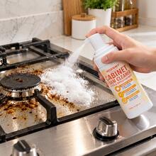 MSENMY Cabinet Foam Cleaner 120ml/4.06fl.Oz,Kitchen Oil Stain Remover,Multi-Purpose Foam Cleaner For Ovens, Grills, Stovetops,Countertops & Furniture - 1 Cleaner + Towel - View 5