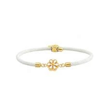 1 st enkelt klassiskt färgglatt justerbart reparmband med blomma för kvinnor - blommor - Visa 4