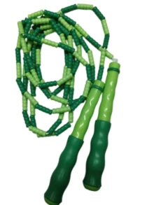1pc Soft Bead Bamboo Skipping Rope, Tangle-Free Jump Rope, Suitable For Weight Loss Exercise Training - Multicolor - View 9