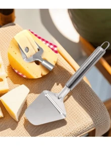 1pc, 2pcs Stainless Steel Cheese Grater, Cheese Shovel, Cheese Slicer, Pizza Cutter, Cooking Spatula, Multi-Functional Cheese Grater, Kitchen Tools, Cake Baking Spatula, Suitable For Hotel, Restaurant, Kitchen, Western Restaurant, Outdoor Picnic, Suitable For Mother's Day, Halloween, Christmas, Various Festivals - Silver - View 11