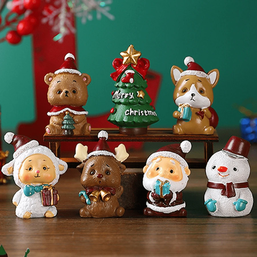1pc Christmas Doll Desktop Decoration Ornament, Christmas Gift Bag Filler, Christmas Gift. - Multicolor - View 1