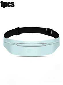 Invisible Elastic Waist Belt, High Reflective Adjustable Zipper Closure Running Waist Bag, Ultra-Thin Running Waist Bag, Suitable For Travel, Storing Money, Phone, Unisex, Suitable For Fitness, Work, Commuting, Running, Hiking - Multicolor - View 15