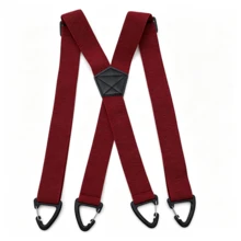 1.5 Inch X-Back Invisible Suspenders, Sturdy And Durable, Suitable For Men In Autumn/Winter, Can Be Used As Halloween Costume Accessory, Also Suitable For Teens, Young Men, Casual, Outdoor, Sports, Vacation, Graduation Gift, Birthday Gift, Daily Wear - Multicolor - View 25
