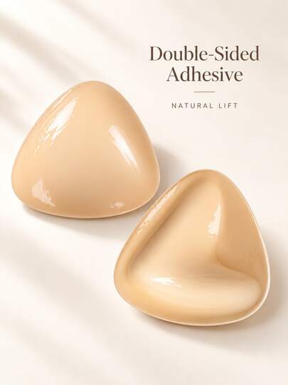 Almohadillas adhesivas de doble cara para sujetador de mujer, insertos de silicona reutilizables, soporte invisible sin costuras, almohadillas suaves y pegajosas para el pecho