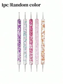 5/3/1pc Nail Art Dotting Tool Dual-End Dotting Pen Set - Multicolor - View 6