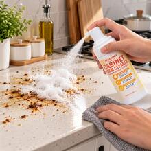 MSENMY Cabinet Foam Cleaner 120ml/4.06fl.Oz,Kitchen Oil Stain Remover,Multi-Purpose Foam Cleaner For Ovens, Grills, Stovetops,Countertops & Furniture - 1 Cleaner + Towel - View 3