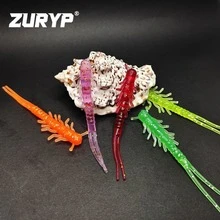 10PCS/ 5 Colors Soft Lure Kit, Multi-Legged Worm Needle Tail Grub, Micro Long Cast PVC Bionic Bait For Bass Mandarin Fish, Christmas Gift For Anglers - Multicolor - View 1