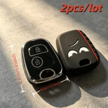 2pcs Remote Car Key Case Cove For Peugeot 106,206,107,207,306,307,406,407, Key Fob Cover For C1,C2,C3,C4,C5-Flexible And Durable - Multicolor - View 5