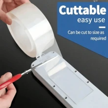 1roll Of Strong Double-Sided Tape - Reusable, Residue-Free, Strong Adhesion, Multi-Purpose, Removable And Washable, Suitable For Home, Office, And 1/5/10 Meter Double-Sided Nano Tape. Residue-Free, Transparent, Residue-Free, Reusable, Waterproof Tape - Multi-color - View 8