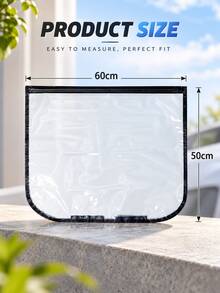 Electric Vehicle Charging Port Magnetic Rain Cover, Transparent Waterproof Charging Port Protector, Electric Vehicle Charging Cable Cover With Transparent Window And Reinforced Edges, Electric Vehicle Charging Plug And Interface Outdoor Weatherproof Cover - A - View 12