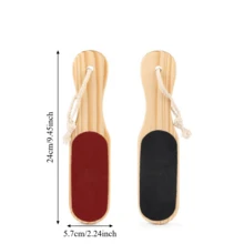 1-12pcs Professional Foot File Tool, Foot Cleaner, Foot File Pumice Stone, Used To Remove Dead Skin, Cracks And Heels, Beech Wood Foot File, Callus Remover, Foot Scrubber, Foot Care Tool, Professional Foot Care Supplies, Remove Dead Skin And Calluses, Foot Care, File Massage, Unisex - Multicolor - View 4