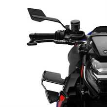 Motorcycle Rearview Mirror Lightweight Aluminum Alloy Winglet Style Mirror Universal Add On Accessory Foldable Design Suitable For Motorcycles And Electric Vehicles - A - View 6
