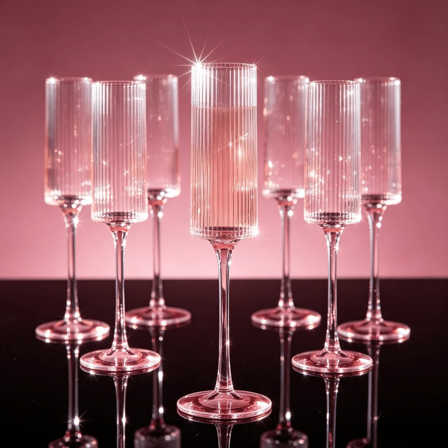 12pcs Acrylic Champagne Cups, 5oz (Approx. 141.7g) Unbreakable Reusable Stemware - Modern And Perfect For Home Daily Use, Weddings, Baking, Drinking, Party Supplies (Transparent) - View 1