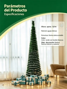 Christmas Trees - Mint Green - View 8
