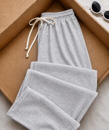 Women Sweatpants - Light Grey - View 1