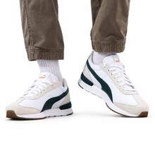 Puma Unisex Breathable Lightweight Low-Top Couple Shoes Shock-Absorbing R78 Sports Casual Shoes - White/Beige - View 2