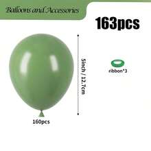 Sage Green Avocado Green Latex Balloon Garland Kit, 10/5 Inch Multi Size Balloons, For Boho Wedding Baby Shower Birthday Party Decor - Multicolor - View 10