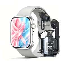 ZhiKexing Sports Smart Watch + Earphone Set, 2.01-Inch Full Screen Touch Sports Smart Watch, Zinc Alloy Body, Suitable For Men And Women Sports Outdoor Smart Watch, Features Wireless Call/Message Reminder/Multiple Sports Modes, Information Reminder Multi-Function Phone Answer/Dial, Remote Photo/Music Playback And Other Smart Watch Functions, Wireless Connection Compatible With IOS And Android Phones, Holiday Gift - View 12