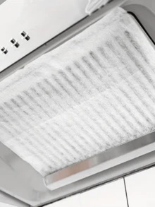 Range Hood Filter Sheet, Kitchen Grease Absorbing Paper, Disposable Oil Filter Paper, High Temperature Resistant And Flame Retardant, Traps Cooking Grease To Keep Your Range Hood Clean. Suitable For Home Kitchen During Daily Cooking - Multicolor - View 7