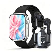 ZhiKexing Sports Smart Watch + Earphone Set, 2.01-Inch Full Screen Touch Sports Smart Watch, Zinc Alloy Body, Suitable For Men And Women Sports Outdoor Smart Watch, Features Wireless Call/Message Reminder/Multiple Sports Modes, Information Reminder Multi-Function Phone Answer/Dial, Remote Photo/Music Playback And Other Smart Watch Functions, Wireless Connection Compatible With IOS And Android Phones, Holiday Gift - View 11