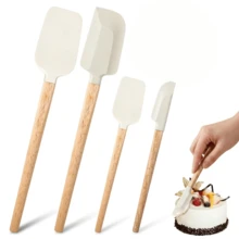Bộ dụng cụ cạo silicone, bao gồm dụng cụ cạo và bộ dụng cụ cạo, với dụng cụ cạo nhựa, dụng cụ cạo silicone cán dài, dụng cụ cạo cán gỗ, dụng cụ cạo linh hoạt không dính chịu nhiệt liền mạch - Xem 6