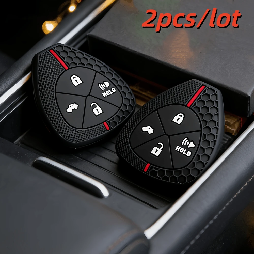 2pcs/Lot Car Key Case Covers For Camry RAV4 Crown Avalon Corolla Reiz Venza Matrix Yaris 4 Buttons - Multicolor - View 1