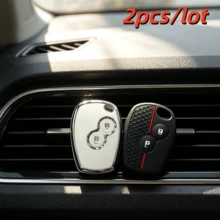 2pcs Durable Key Case Cover Shell Fob For Renault Megane Duster Modus Espace Laguna Logan For DACIA Sandero Fluence Clio Smart Key Shell Protector - Multicolor - View 2