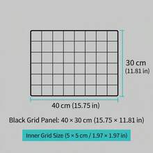 1pc Wire Mesh Panel Decorative Board, Photo Display Rack, Suitable For Home Office, Metal Mesh Photo Wall Display Rack, Multi-Purpose Wall-Mounted, Back To School Bedroom Decor - Multicolor - View 11