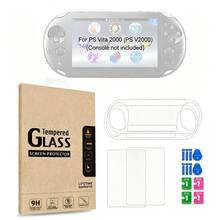 DATA FROG skärmskyddsfilm för PSV 1000 PS Vita, härdat glas, transparent, full HD-täckning, skyddsfilm för PSV 2000 - form - Visa 9