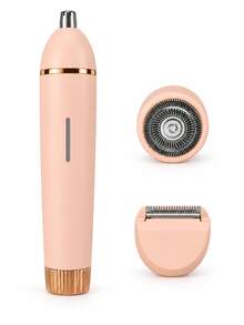 SKYWORTH 3-In-1 Women's Electric Epilator, Rechargeable Facial Shaver, Body Trimmer And Nose Hair Trimmer, Portable Type-C Grooming Tool - View 12