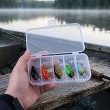 8pcs Long Casting Floating Minnow Lures, Durable ABS Plastic Hard Bait For Summer River And Sea Fishing - Multicolor - View 6