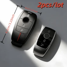 2pcs Car Key Case Covers For A C E S G Class W177 W205 W213 X167 W222 CLA GLE GLB GLS AMG Maybach Shell Accessories Protection - Multicolor - View 6