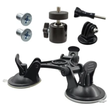 VeFly Tri-Angle Car Suction Cup Glass Holder Tripod Mount For Hero 13 12 11 10 Insta 360 Osmo Action 6 5Pro Camera Accessories - View 6