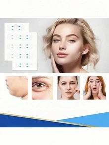 4/40/80pcs Invisible Makeup Setting Tape, Ultra-Thin Breathable And Skin-Friendly Adhesive Tape, Waterproof Alcohol-Free Mask Stickers, Suitable For Daily Party Makeup, Parties And Cosmetics, Soft And Gentle, Suitable For Neutral And All Skin Types, Perfect As Program And Graduation Gifts - Multicolor - View 4