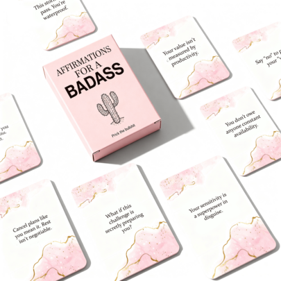Juego de Cartas de Afirmación Mirthquake, Cartas de Declaraciones Positivas e Inspiradoras, Maravilloso Regalo de Juego Navideño para Adultos, Juego de Cartas Interactivo en Grupo para Reuniones Festivas & Noche de Fiesta Navideña