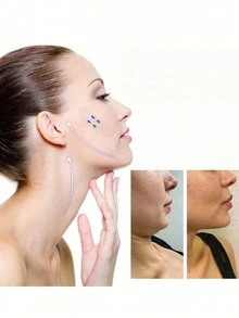 4/40/80pcs Invisible Makeup Setting Tape, Ultra-Thin Breathable And Skin-Friendly Adhesive Tape, Waterproof Alcohol-Free Mask Stickers, Suitable For Daily Party Makeup, Parties And Cosmetics, Soft And Gentle, Suitable For Neutral And All Skin Types, Perfect As Program And Graduation Gifts - Multicolor - View 5