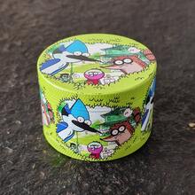 New Cartoon Woodpecker Pattern Grinder, 4-Layer Zinc Alloy Metal Grinder - Essential Tool For Hand-Rolling, Smoking Accessories, Great Gift For Smokers - Green - View 5